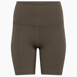 TnAction TNASLICK™ CHEEKY HI-RISE 7" SHORT - RICH MOCHA BROWN